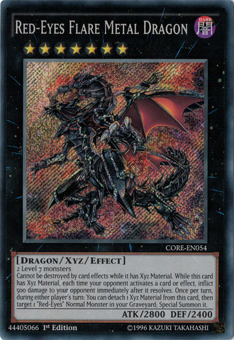 Red-Eyes Flare Metal Dragon [CORE-EN054] Secret Rare