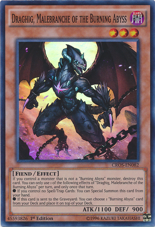 Draghig, Malebranche of the Burning Abyss [CROS-EN082] Super Rare