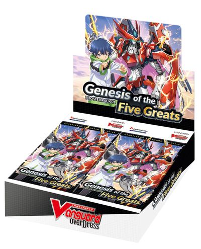 Cardfight Vanguard overDress Booster Pack 01: Genesis of the Five Greats BOOSTER BOX