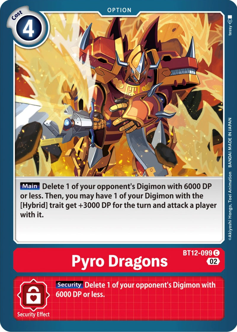 Pyro Dragons [BT12-099] [Across Time]