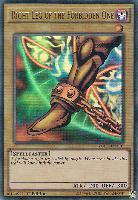 Right Leg of the Forbidden One (A) [YGLD-ENA18] Ultra Rare