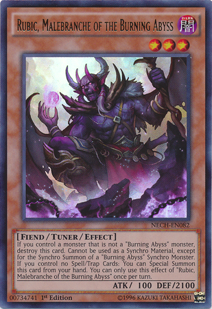 Rubic, Malebranche of the Burning Abyss [NECH-EN082] Ultra Rare