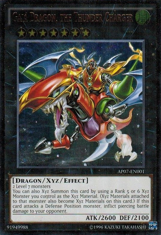 Gaia Dragon, the Thunder Charger [AP07-EN001] Ultimate Rare