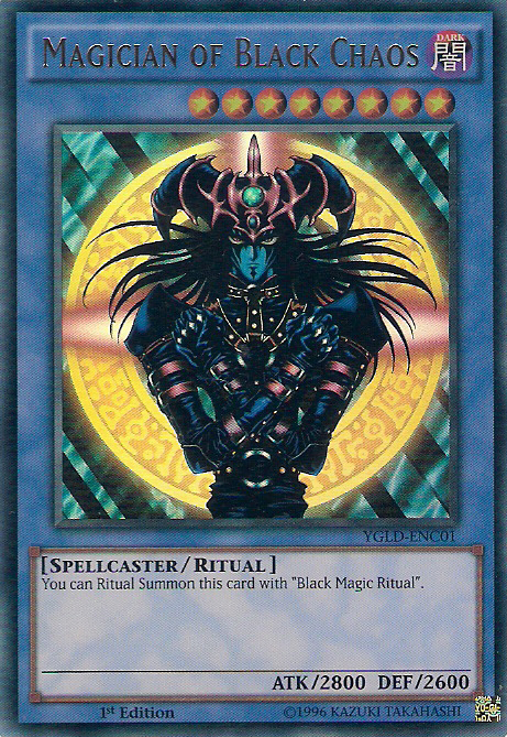 Magician of Black Chaos (C) [YGLD-ENC01] Ultra Rare