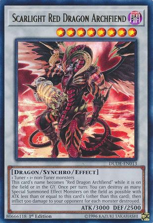 Scarlight Red Dragon Archfiend [DUDE-EN013] Ultra Rare
